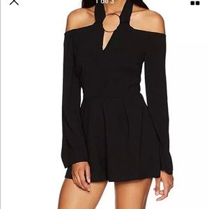 Keepsake M Black Women Shorts JUMPSUIT Romper